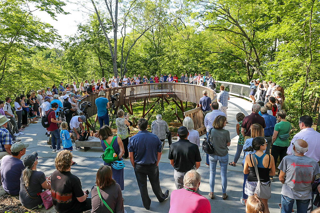 Fayetteville opens Lower Ramble as part of cultural arts corridor project